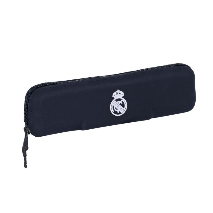 Bolso Escolar Portatodo Safta Estrecho Silicona Real Madrid 1 Equipacion 23-24 55x200x20 mm