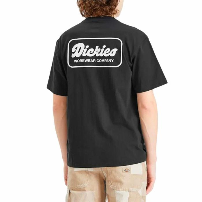 Camiseta de Manga Corta Hombre Dickies Lewistown Ss Negro M 1