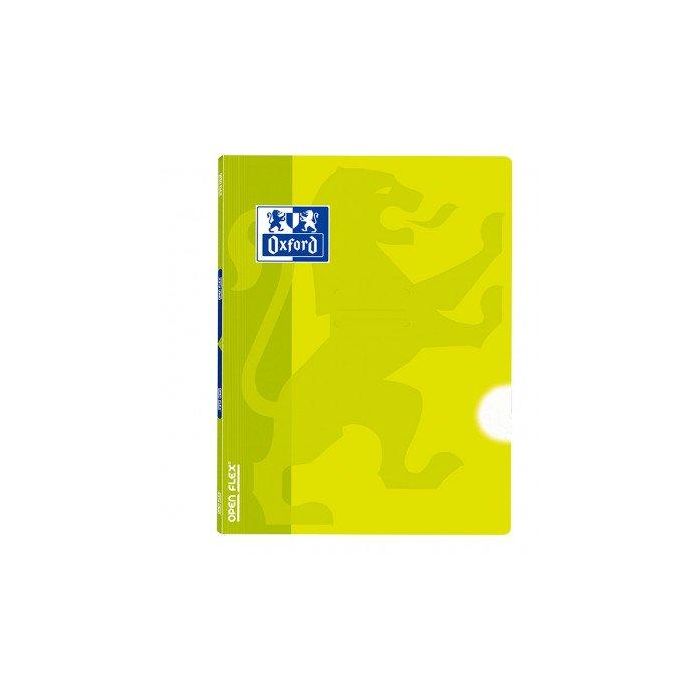 Libreta Grapada Oxford School Openflex A4 48H Liso Lima (Set de 10)