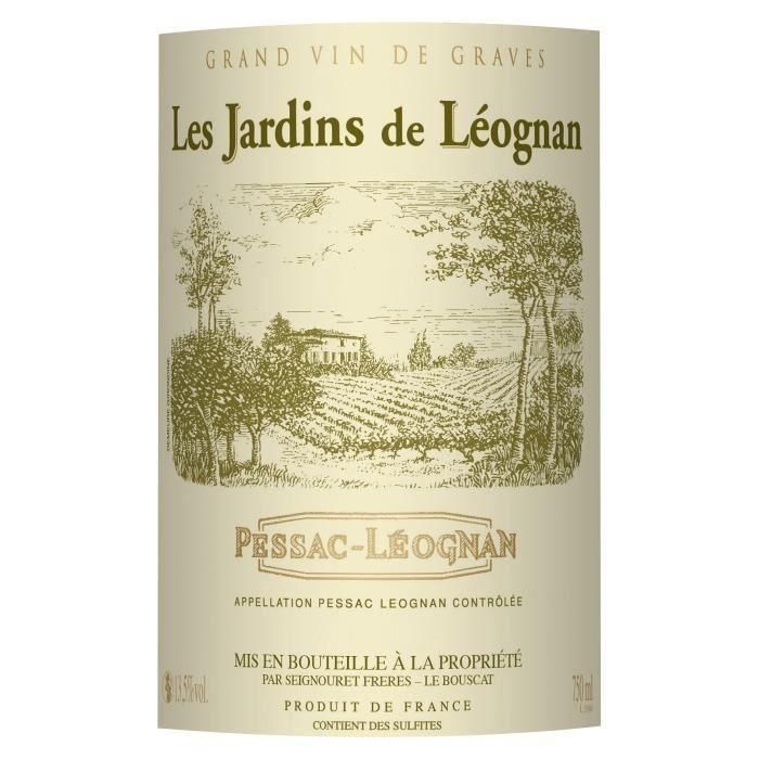 Les Jardins de Léognan 2022 Pessac-Léognan - Vino tinto Burdeos 1