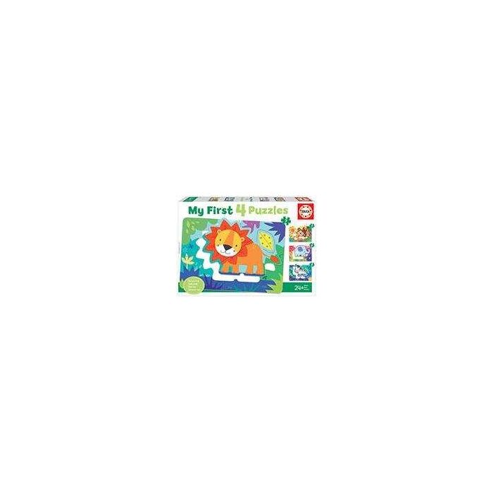 Puzzles progresivos 5-6-7-8 piezas animales de la selva my first puzzles 1 Puzzles progresivos 5-6-7-8 piezas animales de la selva my first puzzles 1