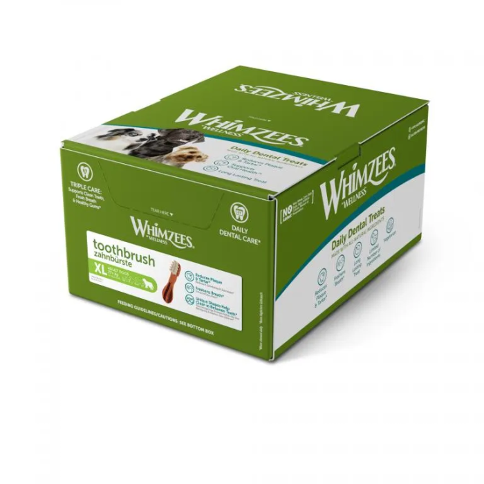 Whimzees Caja Toothbrush XL 18 Unidades