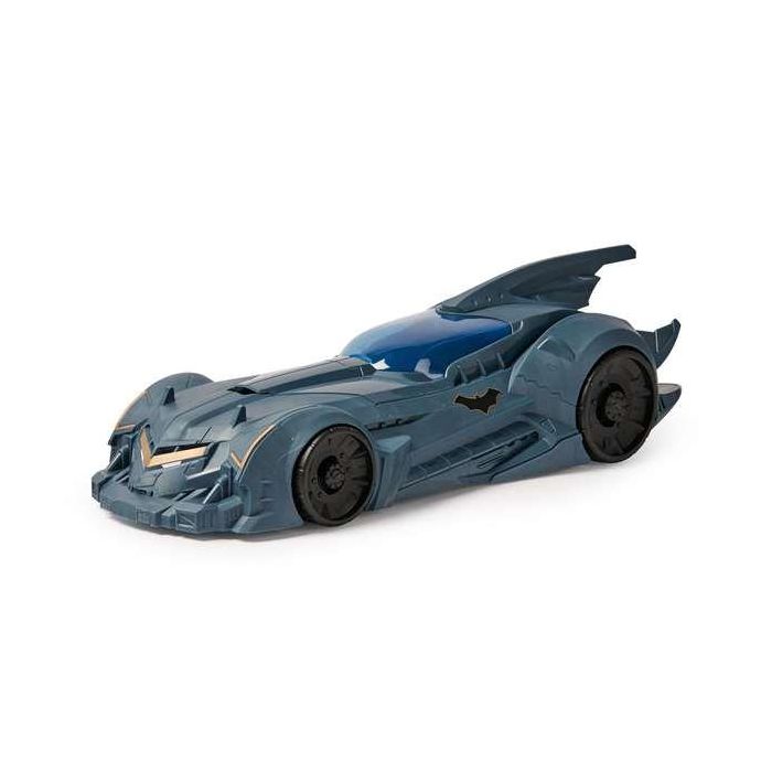 Spin Master 6070521 Set Figura de Acción Batman 30 cm Articulada con Capa de Tela y Batmóvil que Abre Cabina 1