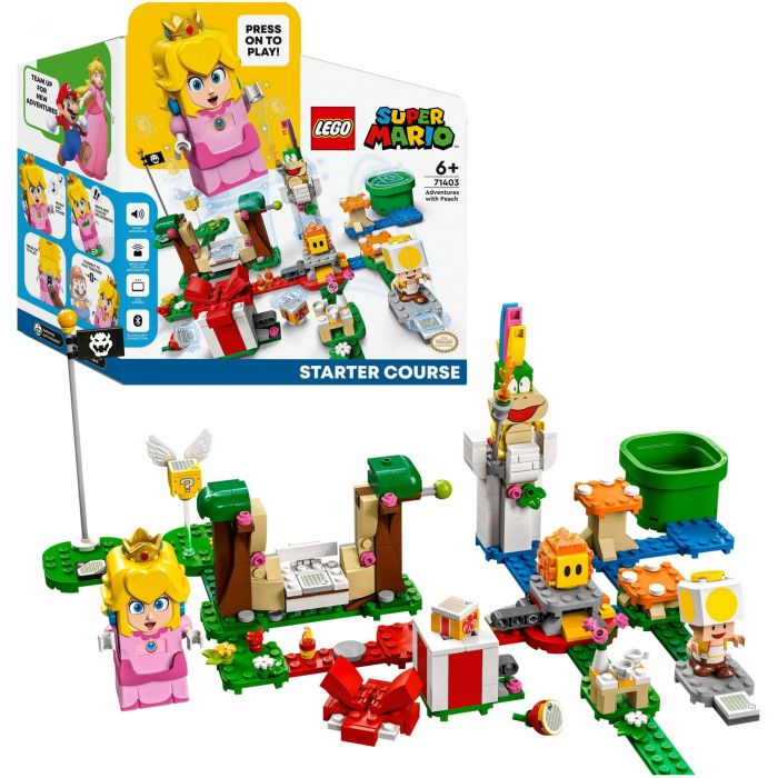 LEGO 71403 Super Mario Aventuras con Peach – Set Inicial con Figura Interactiva, Toad y Lemmy 10 LEGO 71403 Super Mario Aventuras con Peach – Set Inicial con Figura Interactiva, Toad y Lemmy 10