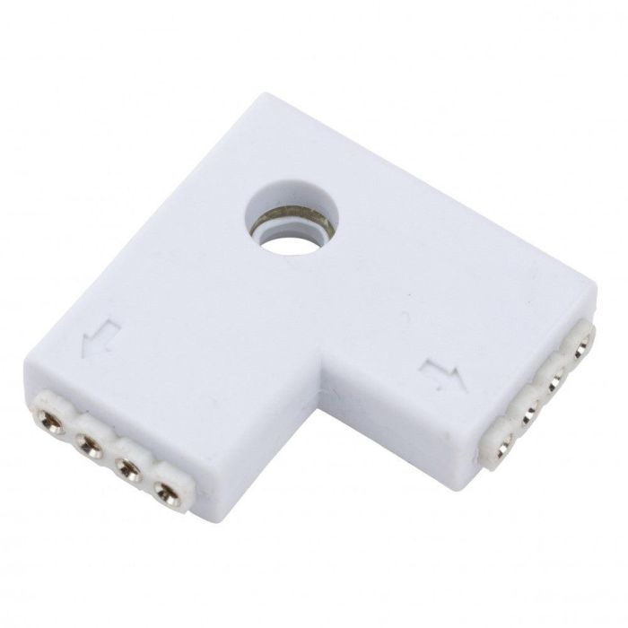 Conector Rápido L Hembra para Tira LED RGB 12/24VDC