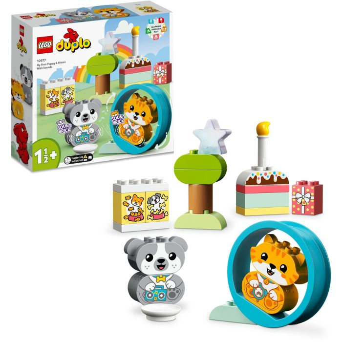 LEGO Mein erstes Hündchen & Kätzchen Juego de construcción 22 piezas 1.5 años 3