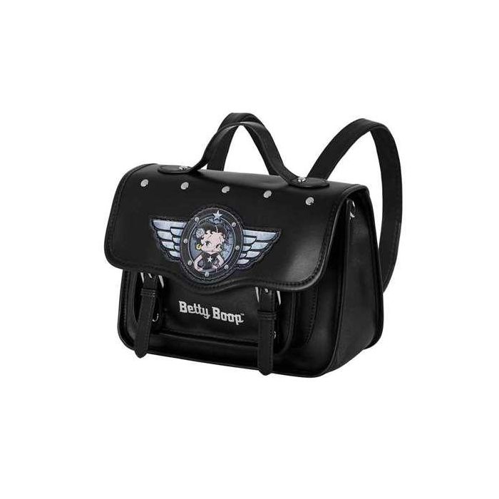 Betty Boop Bolso-Mochila Satchel Motor Love Negro PVC 27 x11,5 x20 cm 8 Betty Boop Bolso-Mochila Satchel Motor Love Negro PVC 27 x11,5 x20 cm 8