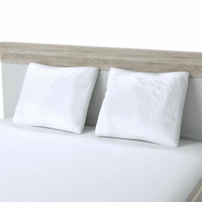 Dodo Juego de 2 Almohadas Total Protect 65x65 cm Blanco, Antiácaros Antimanchas, Fibra Hueca Poliéster, Fabricación Francesa 1 Dodo Juego de 2 Almohadas Total Protect 65x65 cm Blanco, Antiácaros Antimanchas, Fibra Hueca Poliéster, Fabricación Francesa 1