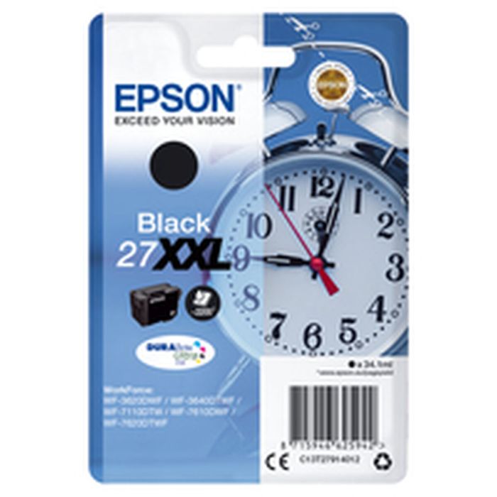 Cartucho de Tinta Original Epson WF-3000 7000 - Nº27XXL Negro (4 Unidades) 2