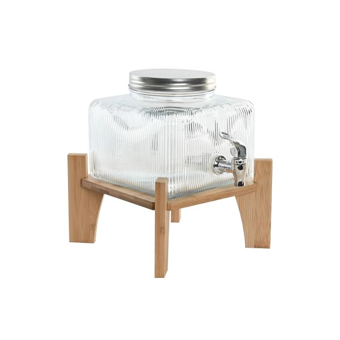 Dispensador Bebidas Basicos DKD Home Decor Transparente Natural 19 x 16 x 19 cm Dispensador Bebidas Basicos DKD Home Decor Transparente Natural 19 x 16 x 19 cm