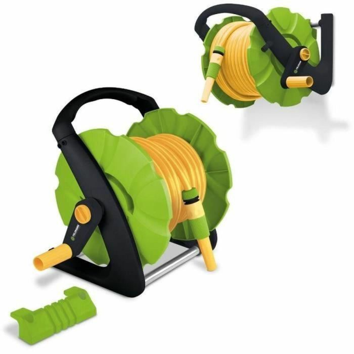 Fieldmann FZH 1021 Enrollador de Manguera de Jardín 20m de Malla de PVC para Montaje en Pared 0 Fieldmann FZH 1021 Enrollador de Manguera de Jardín 20m de Malla de PVC para Montaje en Pared 0