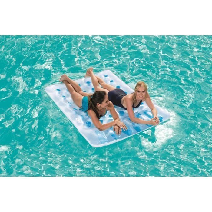Bestway Colchoneta Doble Hinchable Vasos 193x142 cm Playa y Piscina 43055 1 Bestway Colchoneta Doble Hinchable Vasos 193x142 cm Playa y Piscina 43055 1