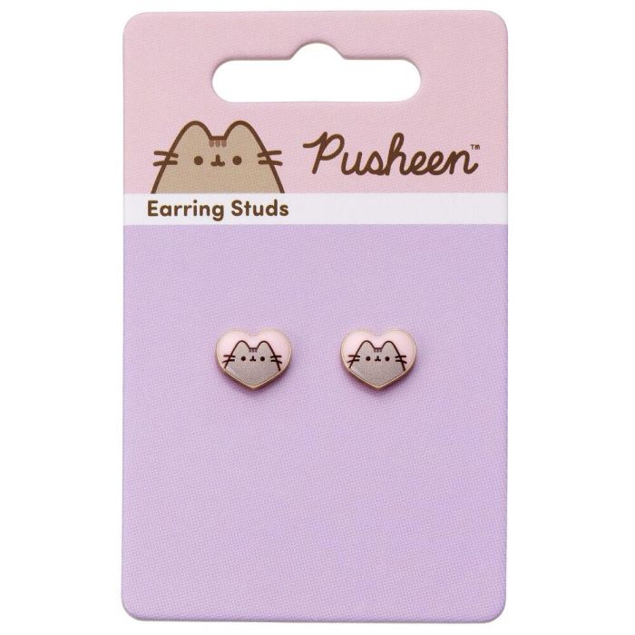 Pendientes Corazon Pusheen 2