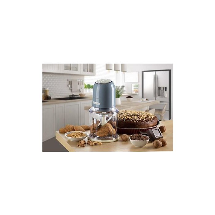 Ariete 438/05 Picadora Vintage Azul 400W 4 Cuchillas Acero Inoxidable 2 Velocidades 15