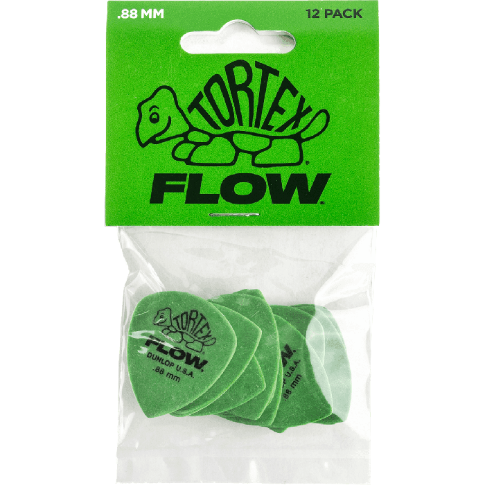 Pack 12 Púas Tortex Flow - 0,88 Mm Pack 12 Púas Tortex Flow - 0,88 Mm