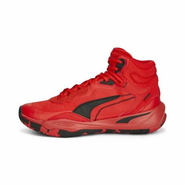 Zapatillas de Baloncesto para Adultos Puma Playmaker Pro Mid Rojo 37 3
