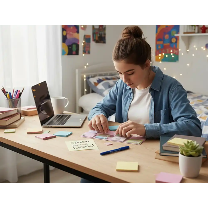 Imaginovo Notas Adhesivas Gatito, 20 Piezas Tamaños Surtidos, Diseño Fantasía Divertido para Niños 5