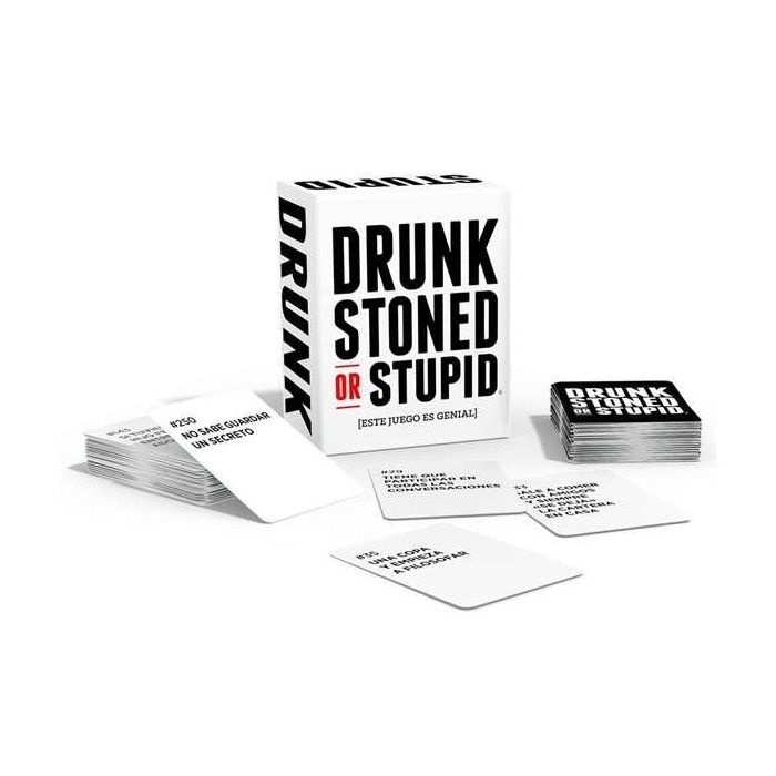 Asmodee Juego Drunk Stoned or Stupid ¿Quién encaja mejor con la descripción de la carta? Español Asmodee Juego Drunk Stoned or Stupid ¿Quién encaja mejor con la descripción de la carta? Español