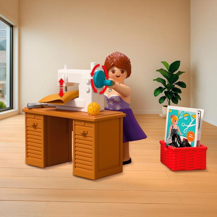 PLAYMOBIL Diseñadora De Moda 72082 - Set de Juego de Creatividad y Moda para Niños +4 Años 4 PLAYMOBIL Diseñadora De Moda 72082 - Set de Juego de Creatividad y Moda para Niños +4 Años 4