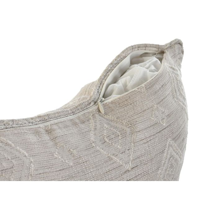DKD Home Decor Jaquard1 23 Cojin Tradicional Beige 45 x 45 x 45 cm 2