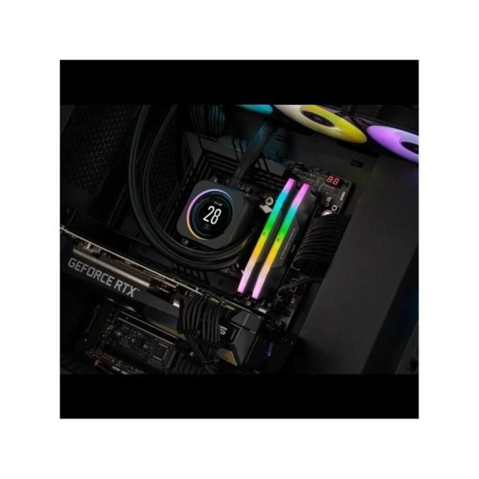 RAM - Corsair Vegeance RGB DDR5 - 32GB 2x16GB DIMM - 6200MHz - Sin serpalado, 36-39-39-76, STD PMIC, XMP 3.0 1