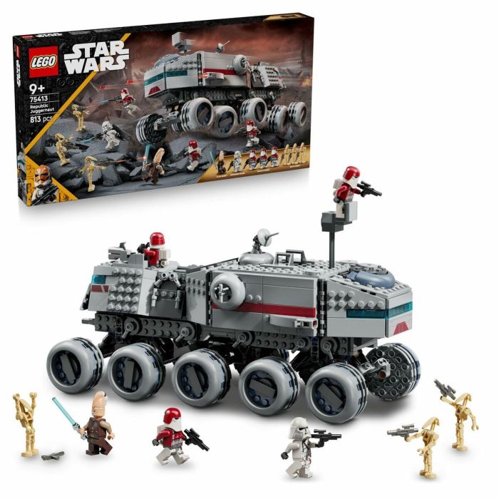 LEGO 75413 Star Wars The Clone Wars Republic Juggernaut - Juguete de construcción para niños de 9+ años 14