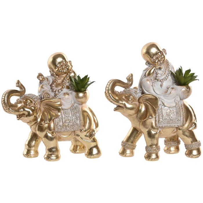 Planta Oriental DKD Home Decor Dorado Verde 10 x 22 x 18 cm (4 Unidades) 0 Planta Oriental DKD Home Decor Dorado Verde 10 x 22 x 18 cm (4 Unidades) 0