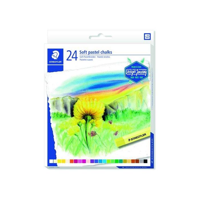Ceras Pastel Staedtler 2430 Design Journey Suaves Estuche De 24