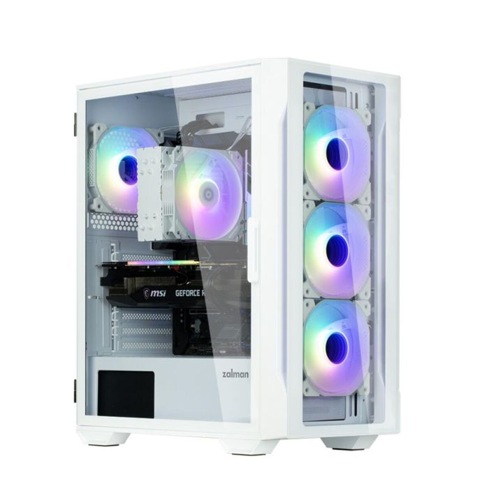Zalman I3 NEO TG WHITE Carcasa de Ordenador Midi Tower PC Blanco Compatible ATX, micro ATX, Mini-ITX para Discos 2.5/3.5" 5
