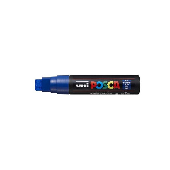 POSCA Marcador PC-17K No Permanente Punta Biselada 15 mm Azul