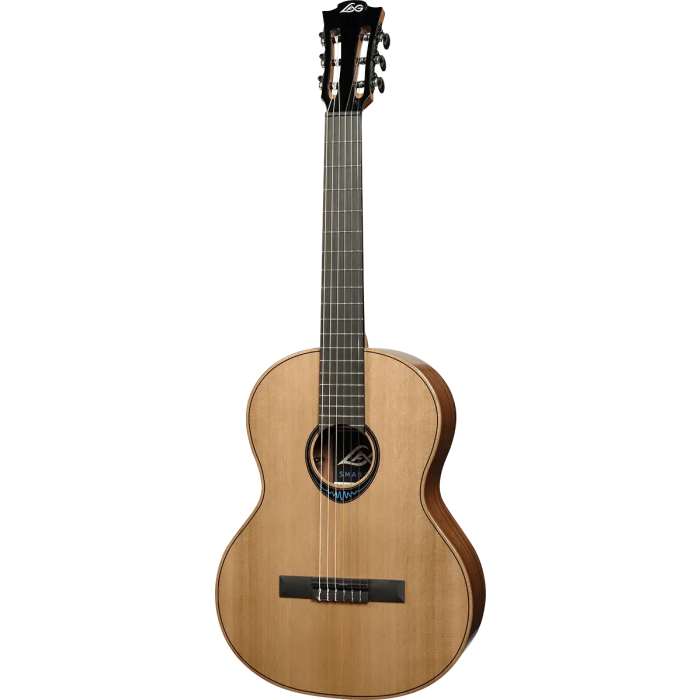 LAG Guitarra Acústica Clásica Nylon Blue Wave 2 Natural Clásica 4/4 Cedro Macizo 1