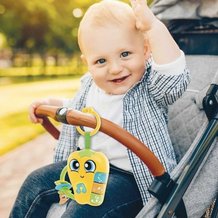 Lisciani Giochi LIS8008324109883 Pepper Sonajero Electrónico CAROTINA BABY con Sonidos y Melodías Alegres y Mordedores 2