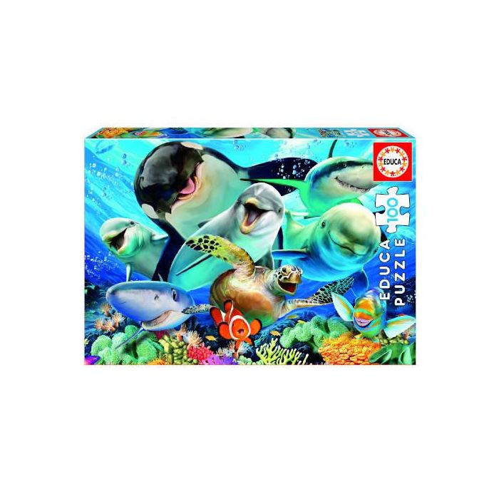 Educa Puzzle 100 piezas Selfie bajo el agua