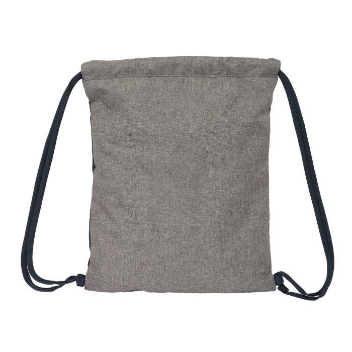 Bolsa Mochila con Cuerdas Kappa Dark navy Gris Azul marino 35 x 40 x 1 cm 1