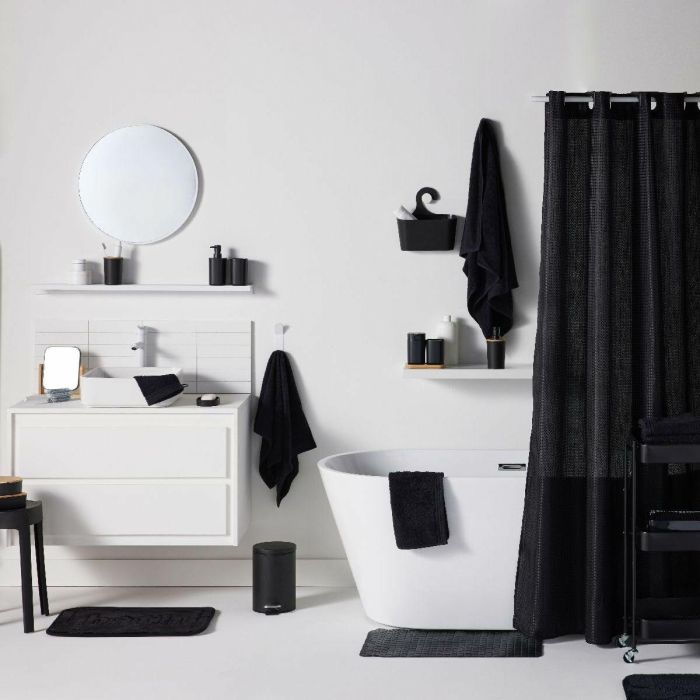 TODAY Alfombra de Baño ultra absorbente Utility Negra 40x60 cm - TOD3574641271756 5
