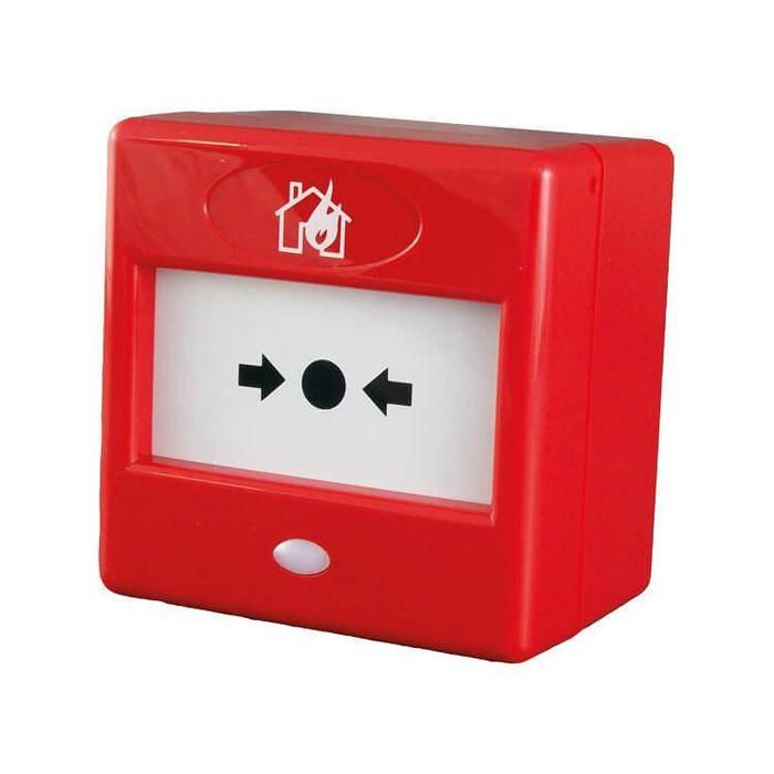 CQR FP3 Pulsador de Alarma de Superficie Rojo Estándar