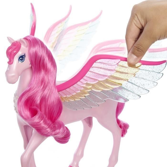 Caballo Barbie Pegasus Rosa 5