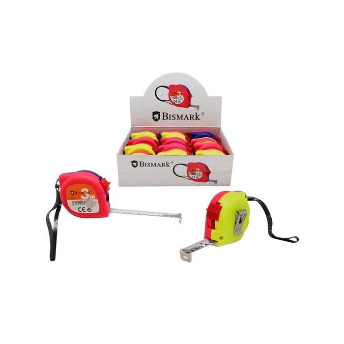 Bismark Flexometro Con Freno 3 Metros Colores Surtidos Bismark Flexometro Con Freno 3 Metros Colores Surtidos