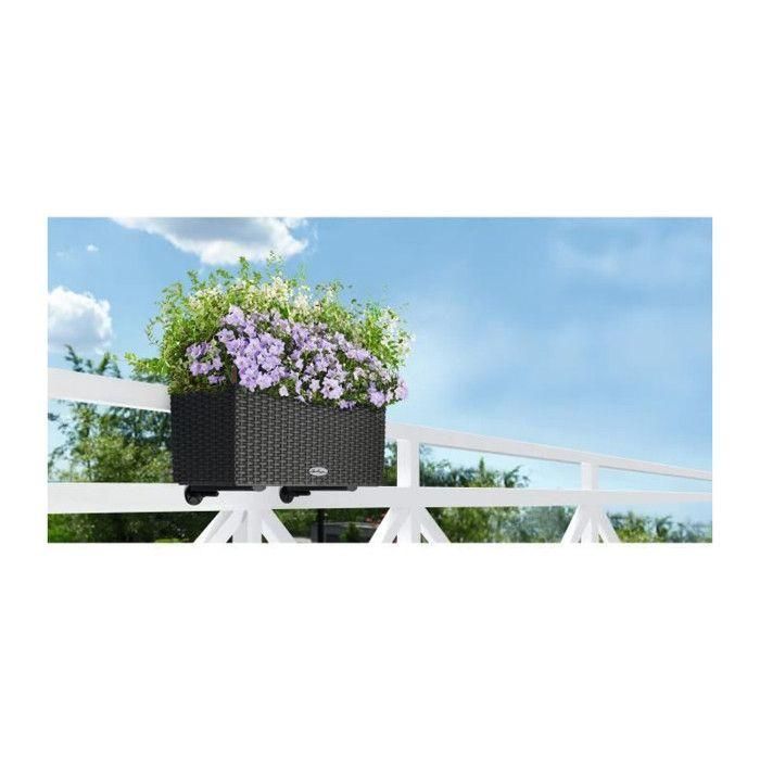 Lechuza LEC4008789156020 Jardinera Balconera Cottage 50 cm, Rectangular, Granito, con Reserva de Agua 2 Lechuza LEC4008789156020 Jardinera Balconera Cottage 50 cm, Rectangular, Granito, con Reserva de Agua 2
