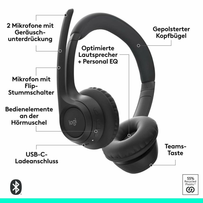 Auriculares Logitech 981-001458 Negro 9