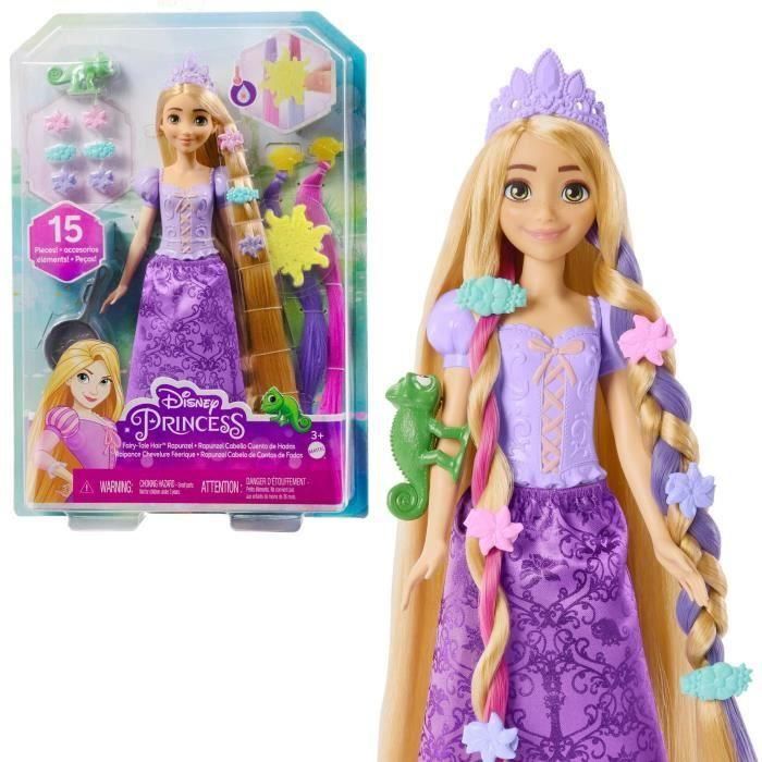 Muñeca Rapunzel Peinados Mágicos Hlw18 Disney Princess