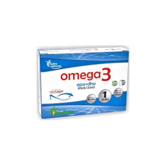 PINISAN Omega 3 EPA+DHA 30 Perlas para el normal funcionamiento del corazón, el cerebro y la visión