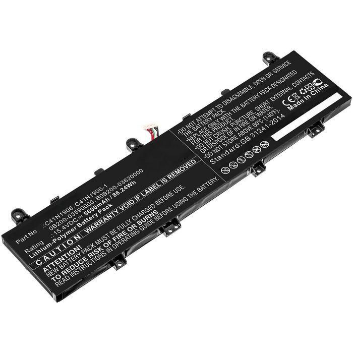 CoreParts Laptop Battery for Asus 86.24Wh Li-Polymer 15.4V 5600mAh for Asus FA506IV, FA566IV, FA706IU CoreParts Laptop Battery for Asus 86.24Wh Li-Polymer 15.4V 5600mAh for Asus FA506IV, FA566IV, FA706IU