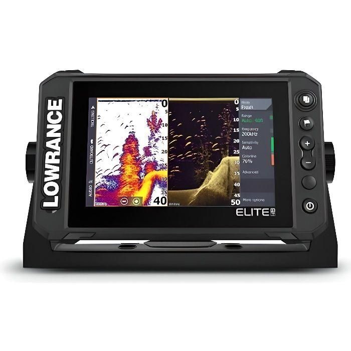 Lowrance Elite FS 7 HDI Sonda de Pesca CHIRP con Transductor HDI, DownScan Imaging y compatibilidad ActiveTarget