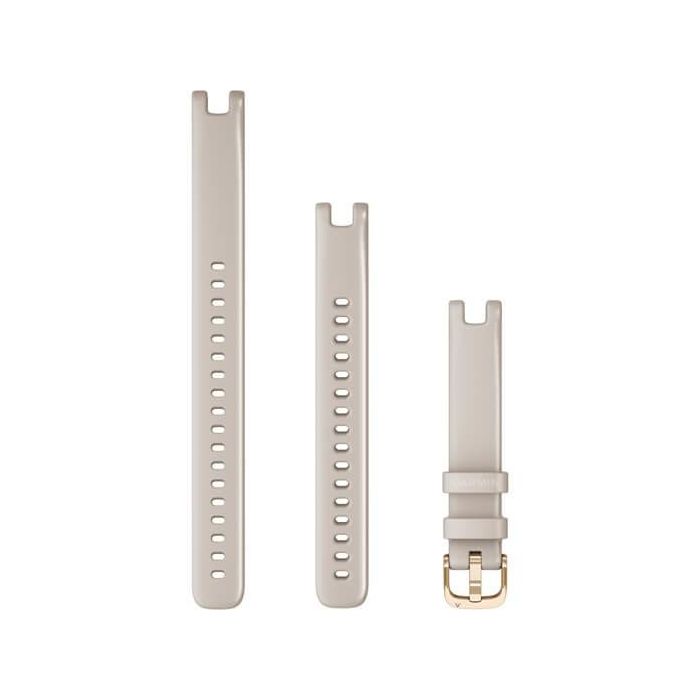 Garmin Wechselarmband Lily 14mm Silikon Achatgrau/Rosegold