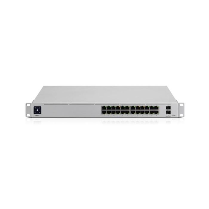 Ubiquiti USW-Pro-24 M RM UniFi Switch PoE+ de 24 Puertos Gigabit + 2 SFP+, Gestionado, Montaje en Rack