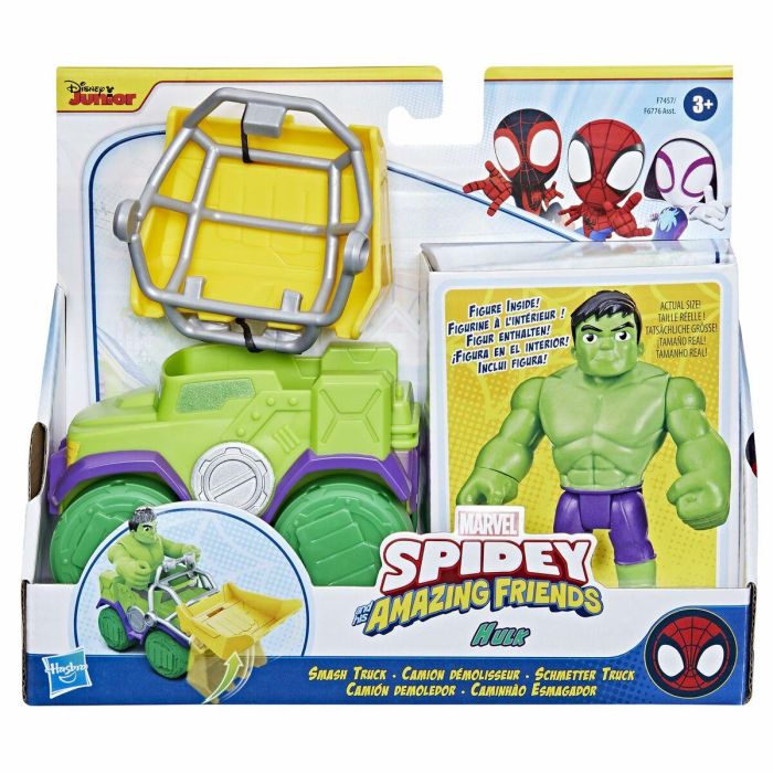 Playset Hasbro Spidey Amazing Friends Hulk Verde 3