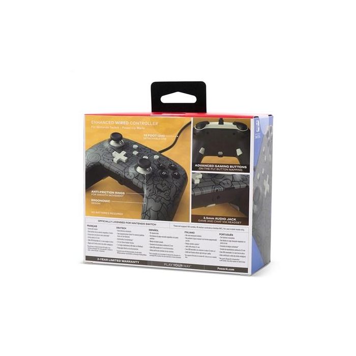 Power A 1522659-01 Mando con Cable Mejorado para Nintendo Switch - Power-Up Mario, Compatible con Switch OLED y Switch Power A 1522659-01 Mando con Cable Mejorado para Nintendo Switch - Power-Up Mario, Compatible con Switch OLED y Switch