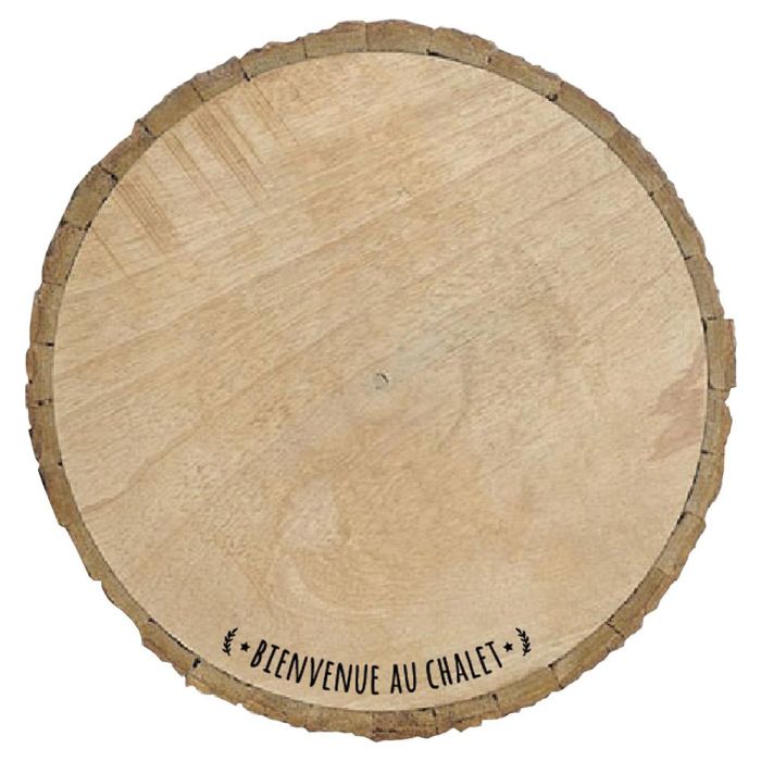 Home Deco Factory Individual de Madera Natural Rústico Diámetro 30 cm 5 Home Deco Factory Individual de Madera Natural Rústico Diámetro 30 cm 5
