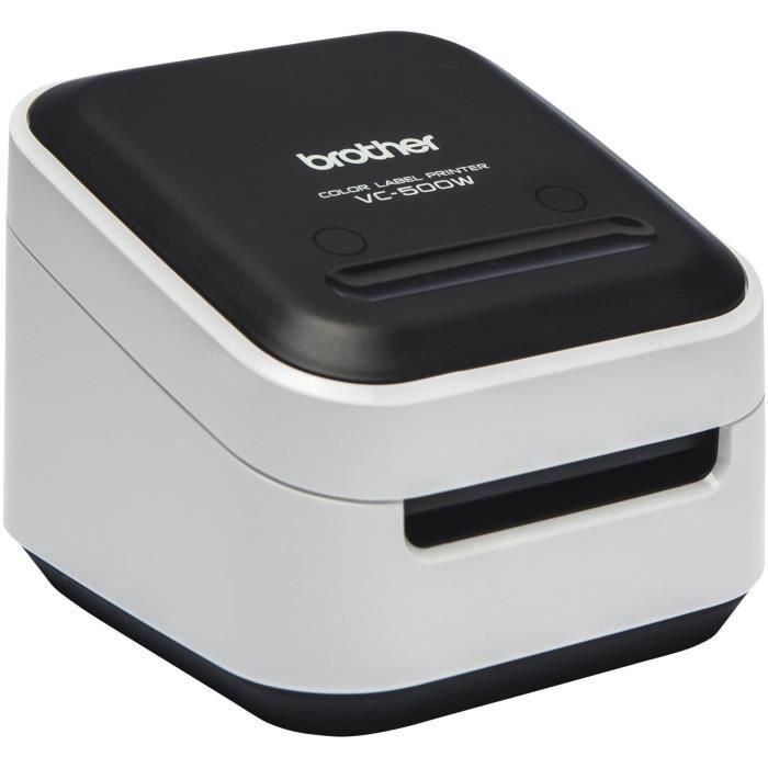 Impresora de etiquetas y fotos para pasatiempos creativos - BROTHER - VC-500W - Térmica directa - Color - Wi-Fi - VC500WCRZ1 Impresora de etiquetas y fotos para pasatiempos creativos - BROTHER - VC-500W - Térmica directa - Color - Wi-Fi - VC500WCRZ1